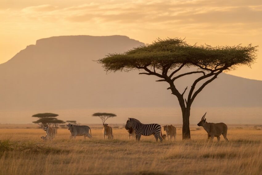 A-golden-hued-scene-of-the-serengeti-nat_nzc8ryyas6mznvytibdqrq_yulnrtvbtjij1x8aak_jtg - travel and tour world