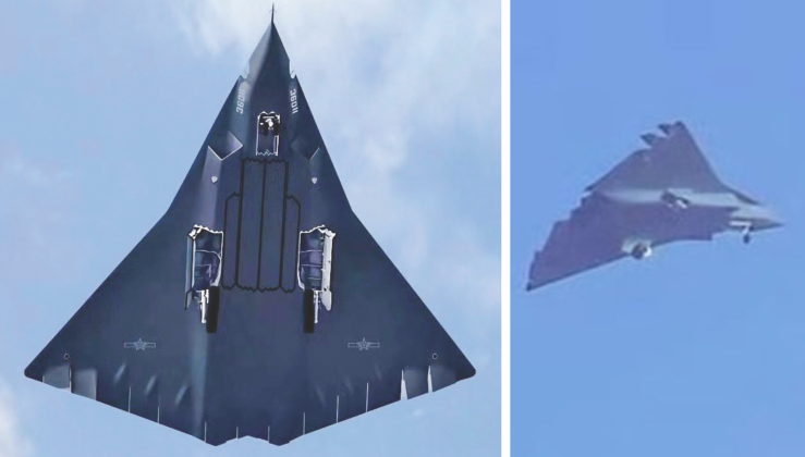 Chinese Ultra-Long Range Sixth Generation Fighter First and Third Prototypes